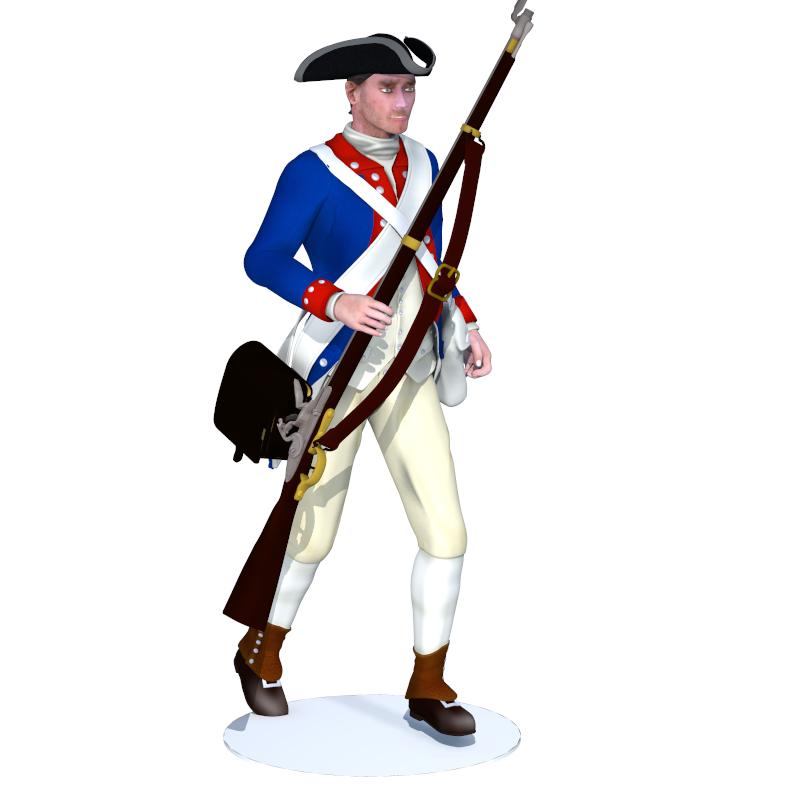 1776 US Soldier by N/A