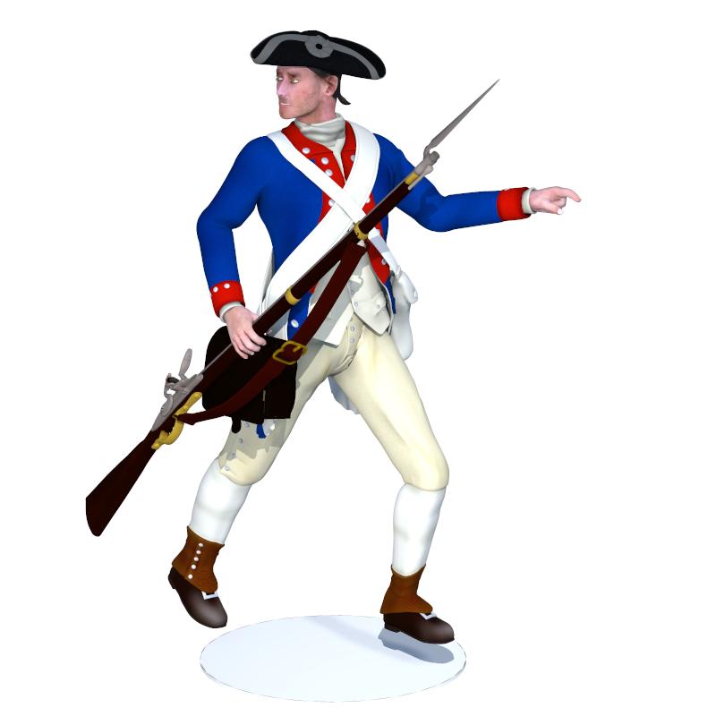 1776 US Soldier by N/A