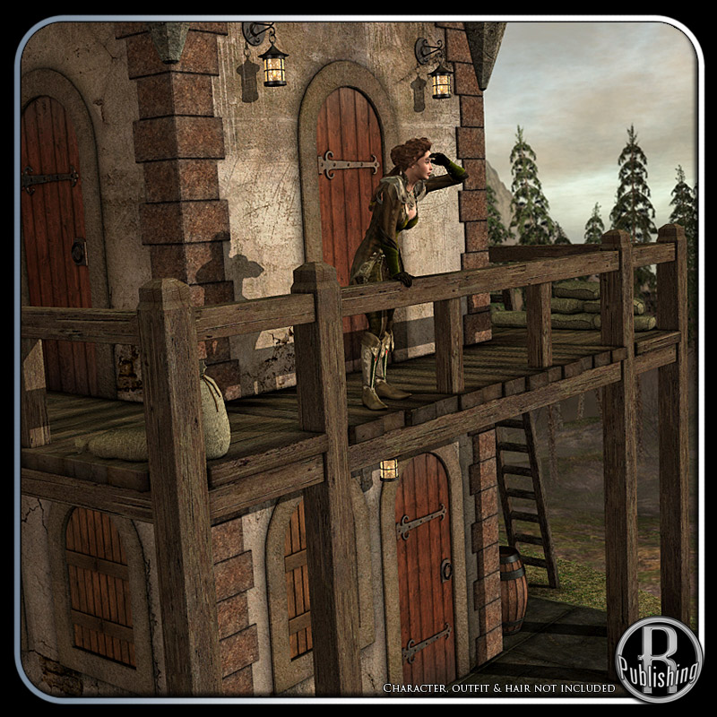 Watch Tower (Poser & OBJ) by N/A