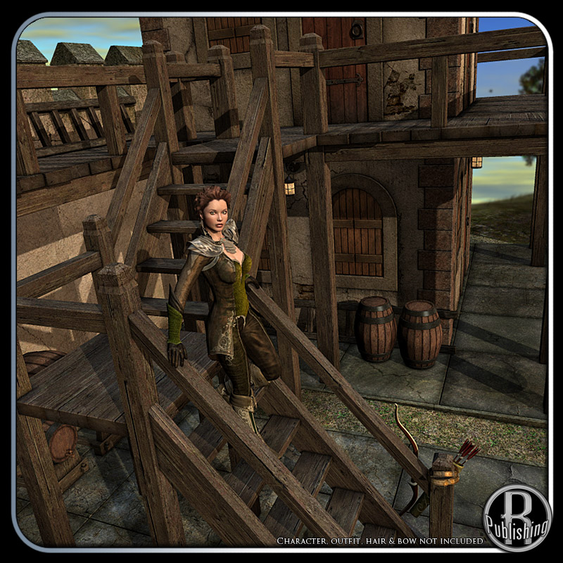 Watch Tower (Poser & OBJ) by N/A