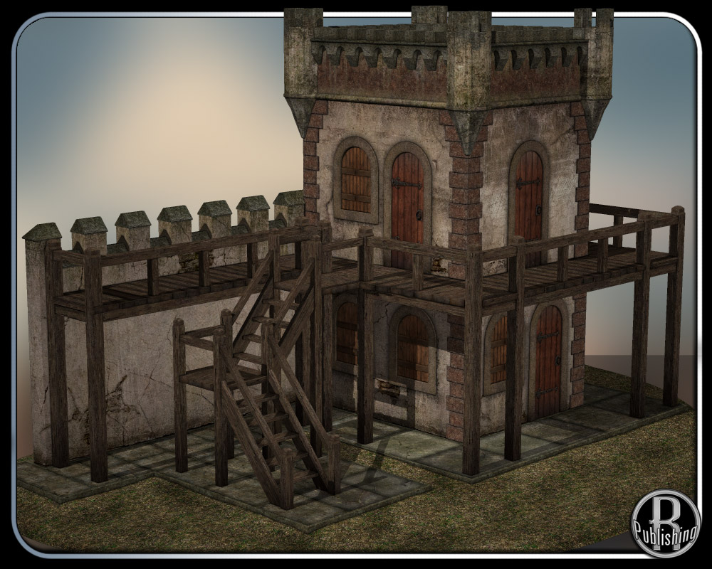 Watch Tower (Poser & OBJ) by N/A