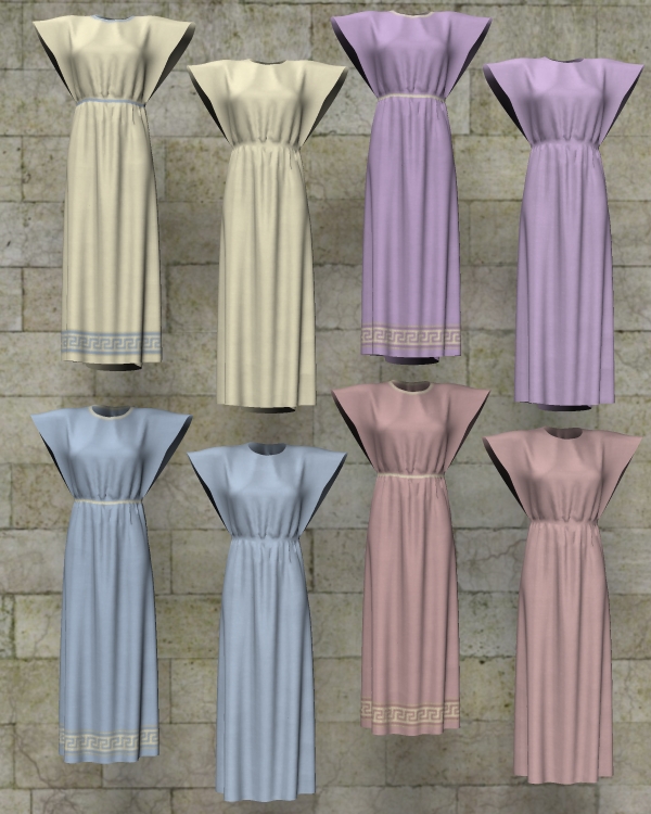 Rachel Dynamic Tunic and Shawl for V4 by N/A