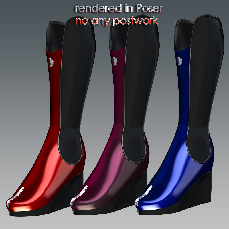Slide3D Q Boots for v4 by N/A