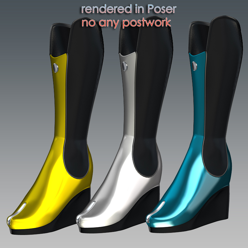 Slide3D Q Boots for v4 by N/A