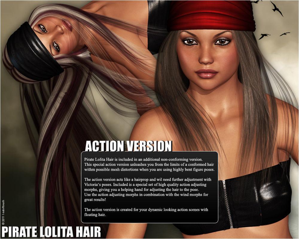 Pirate Lolita Hair by N/A