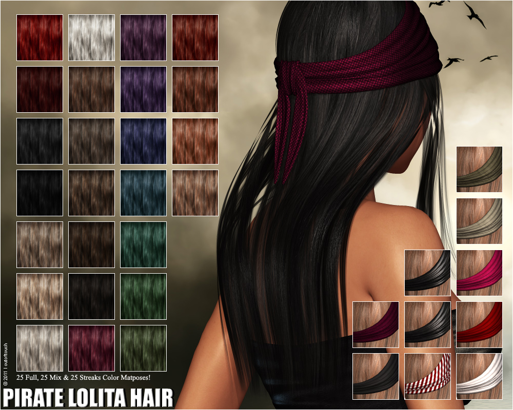 Pirate Lolita Hair by N/A