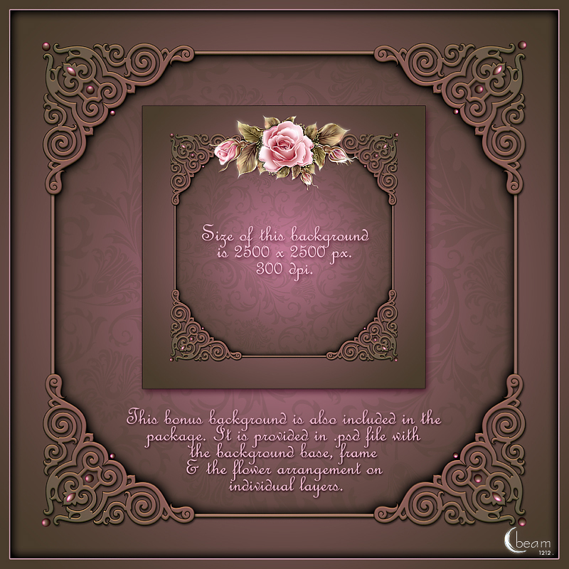 Moonbeam's Rose Decorative Alphabet by N/A