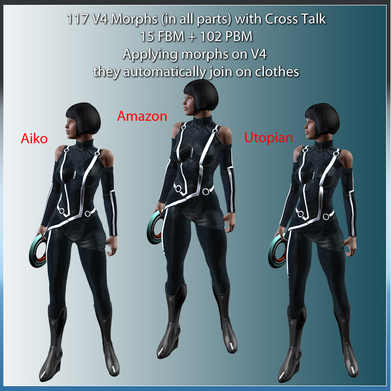 Slide3D Q Suit for V4 by N/A
