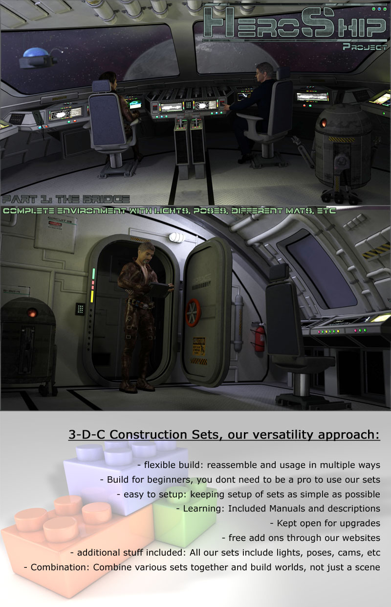HeroShip Cockpit by 3-D-C by N/A