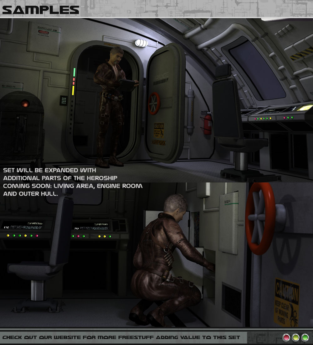 HeroShip Cockpit by 3-D-C by N/A