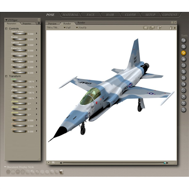 F5 E Tiger II (for Poser) by N/A