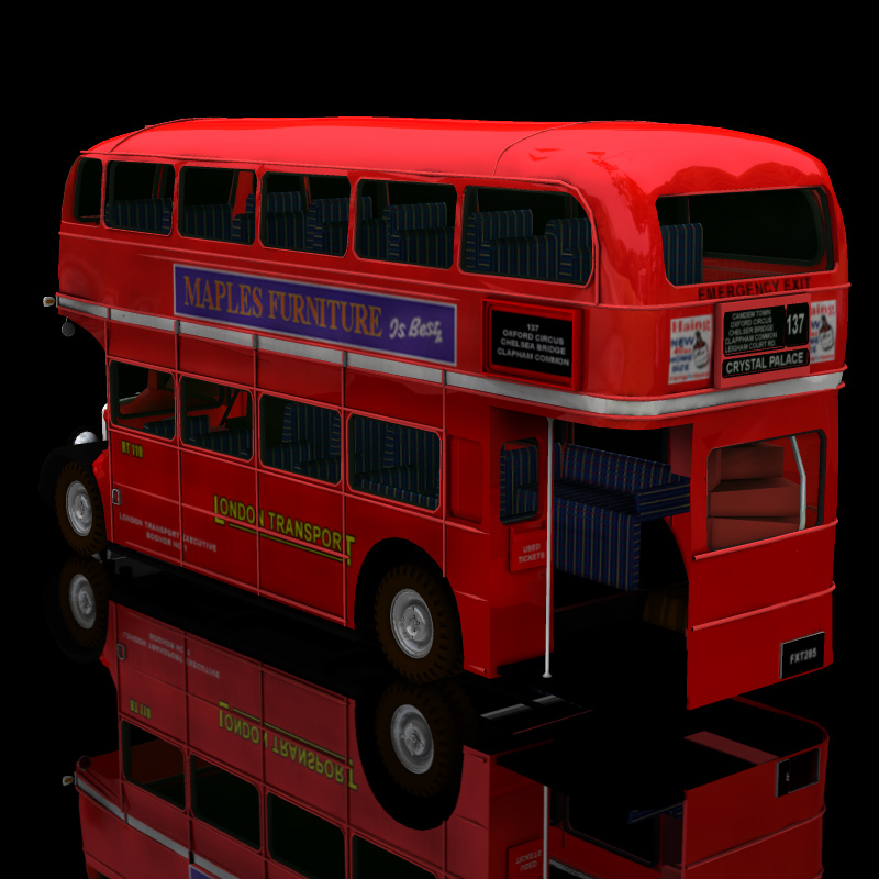 Bus AEC London  for Poser by N/A