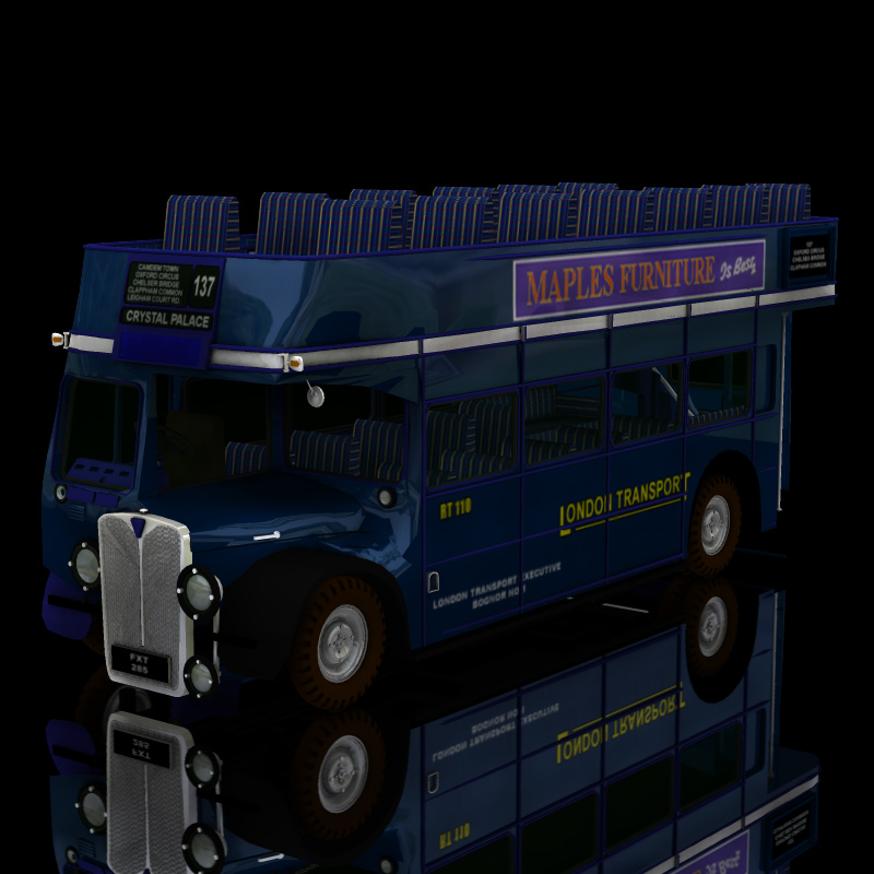 Bus AEC London  for Poser by N/A