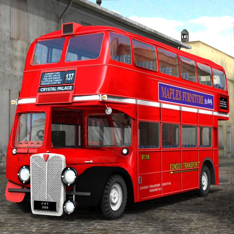 Bus AEC London  for Poser by N/A
