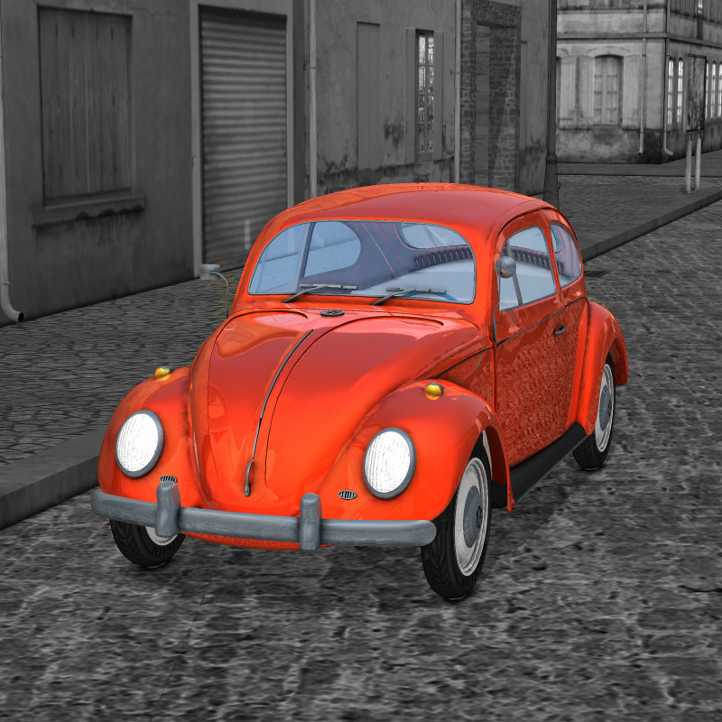 Volkswagen Beetle (for Poser) by N/A