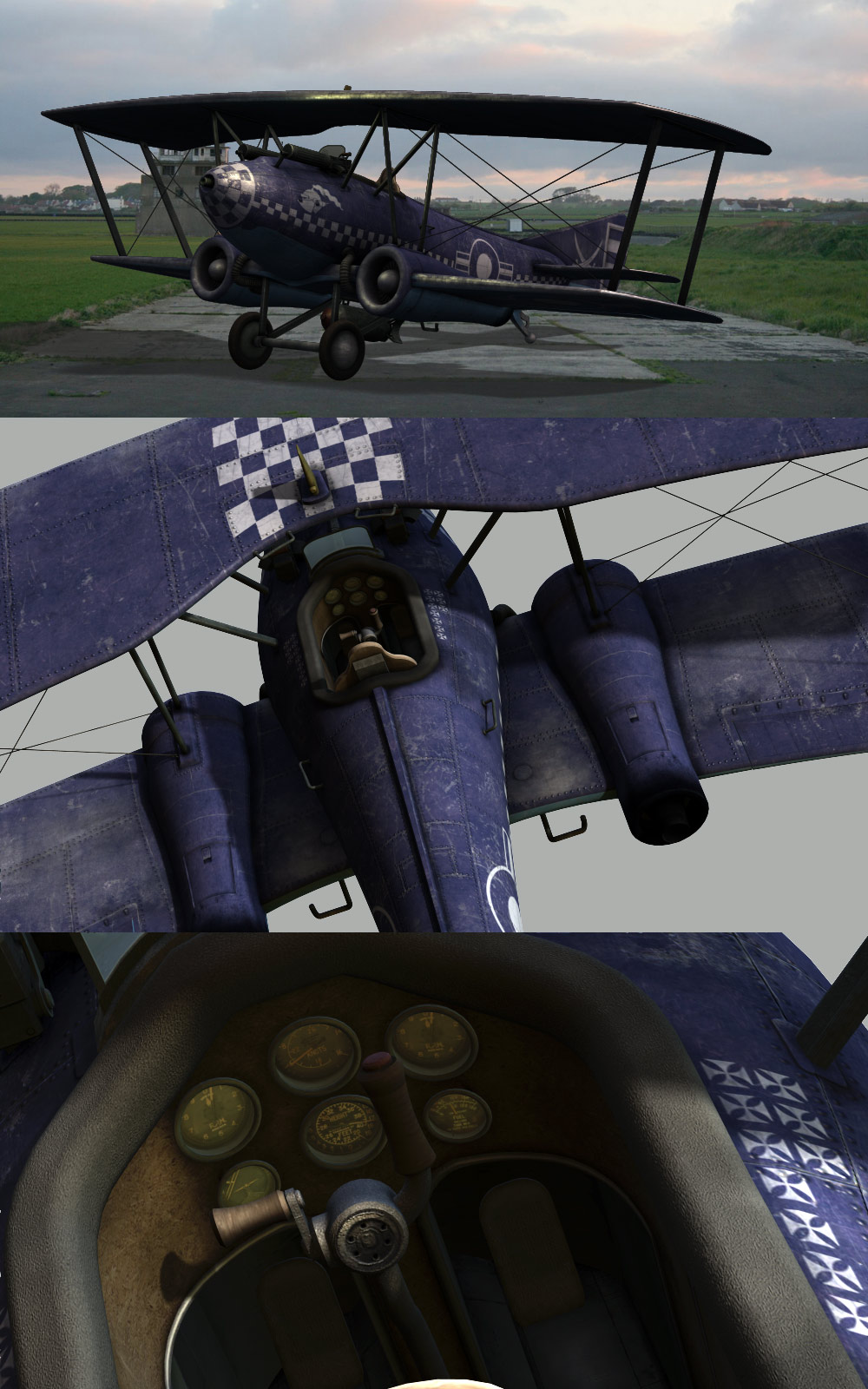 Steampunk Jet Fighter by N/A