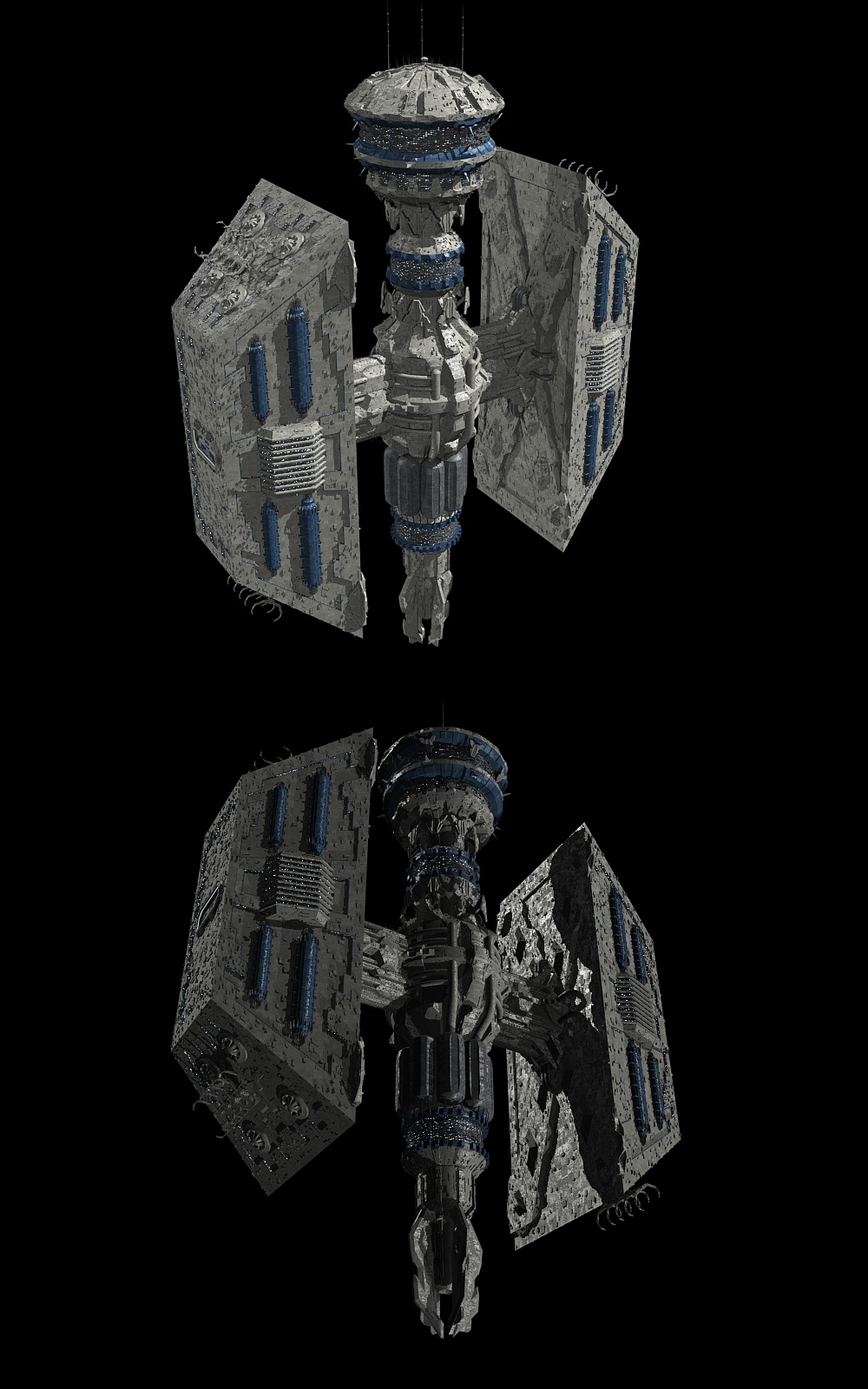 Allied Fleets Manufacturing Facility- Poser OBJ 3DS MAX by N/A