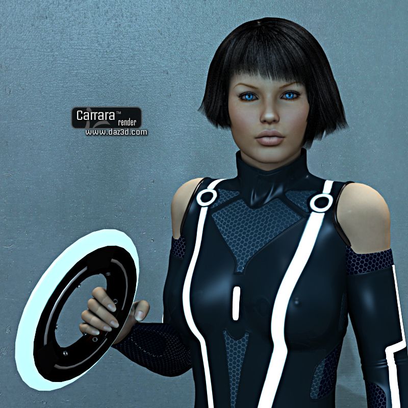 Slide3D Q Hair for V4 by N/A
