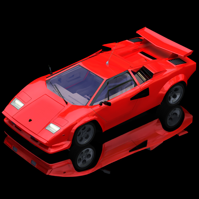 Lamborghini Countach (for Poser) by N/A