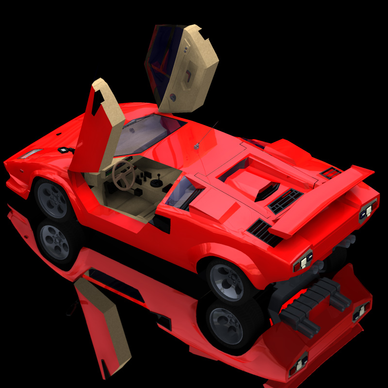 Lamborghini Countach (for Poser) by N/A