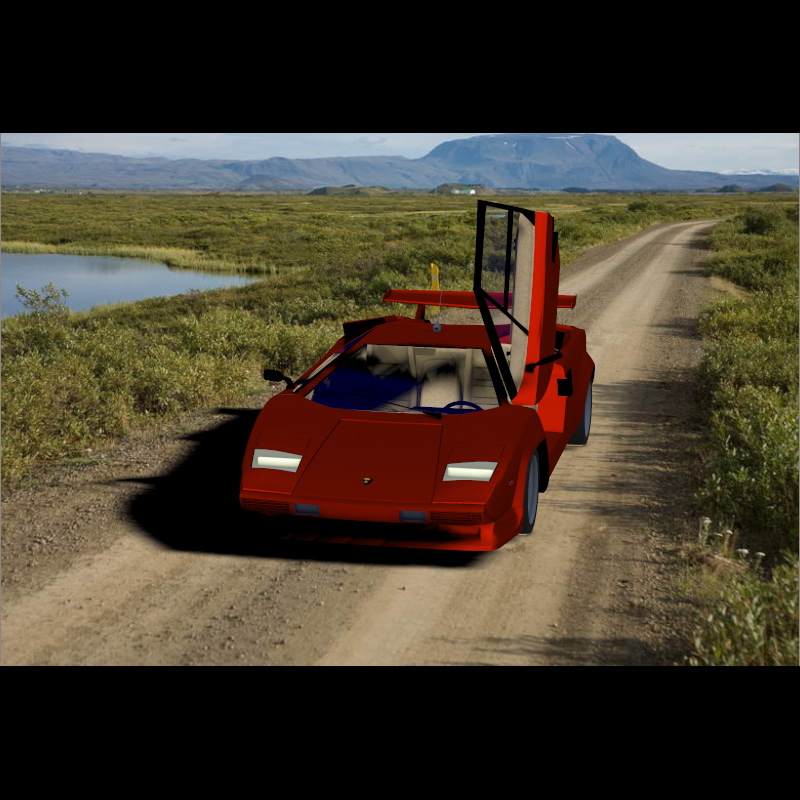 Lamborghini Countach (for Poser) by N/A