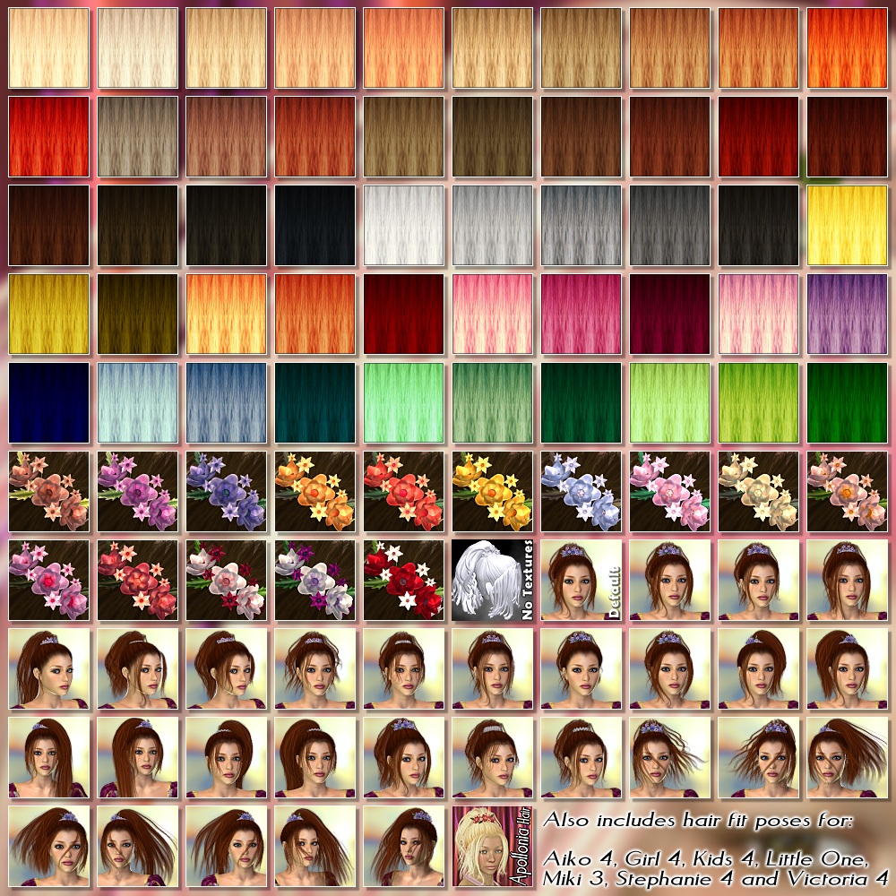 Apollonia Hair by N/A