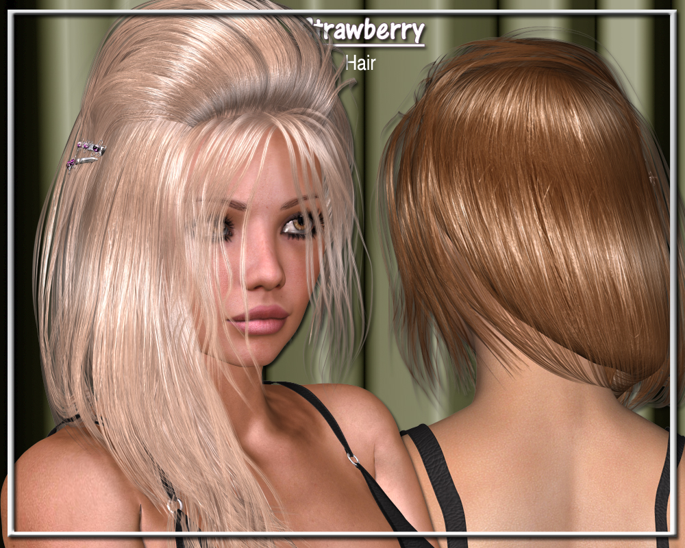 Strawberry Hair for V4 by N/A