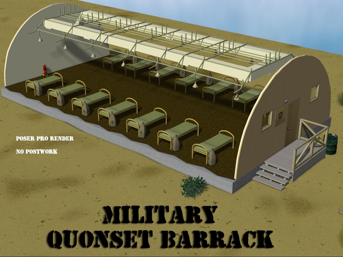Military Quonset Barrack by N/A