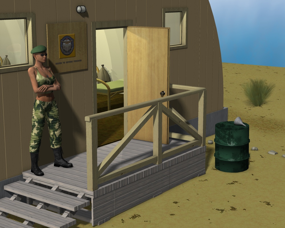Military Quonset Barrack by N/A