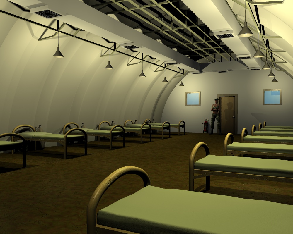 Military Quonset Barrack by N/A