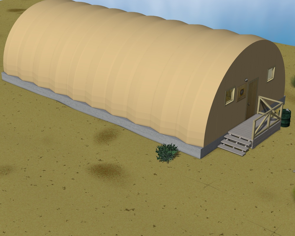 Military Quonset Barrack by N/A
