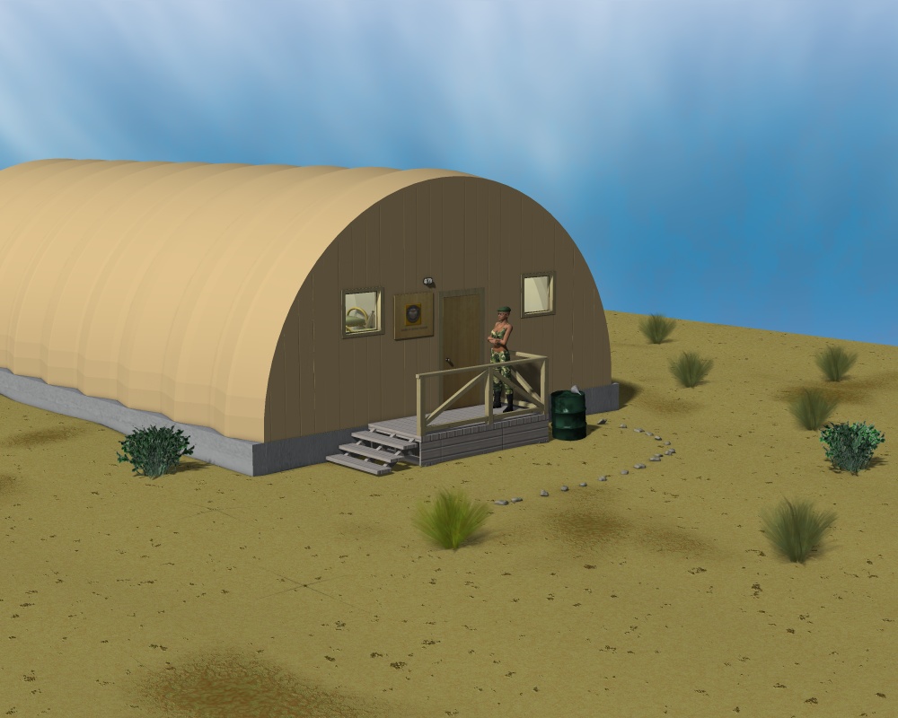 Military Quonset Barrack by N/A