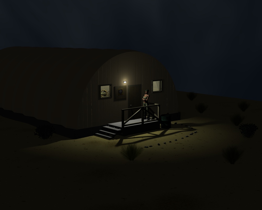Military Quonset Barrack by N/A