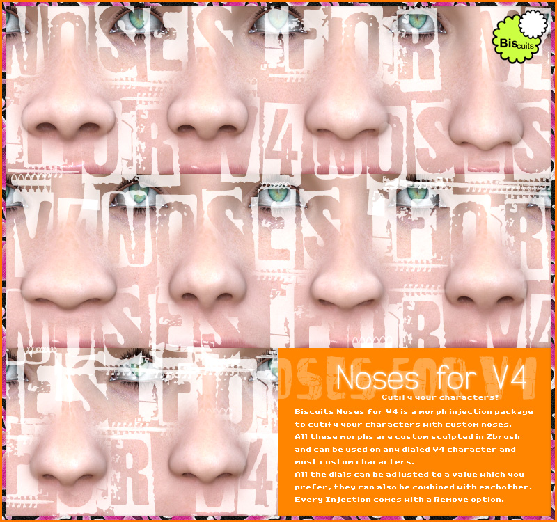 Biscuits Noses for V4 by N/A
