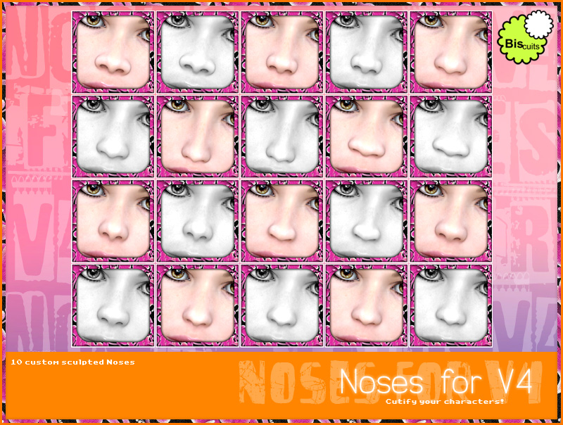 Biscuits Noses for V4 by N/A