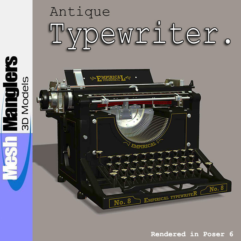 Antique Typewriter by N/A