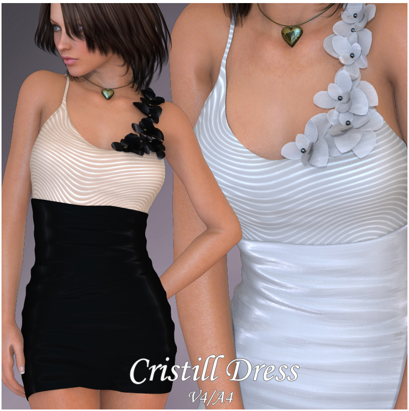 Cristill Dress V4 A4 by N/A