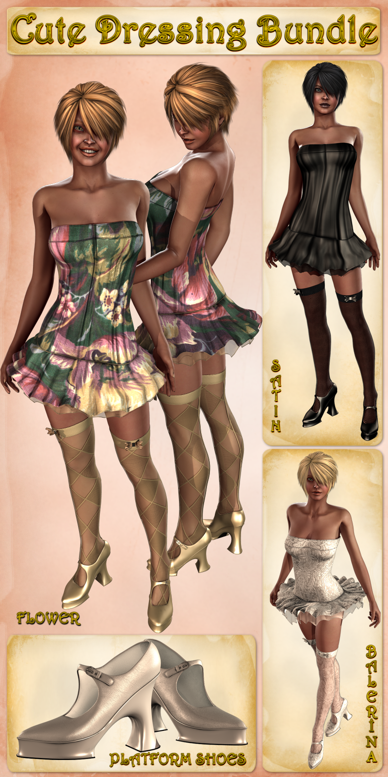 Cute Dressing Bundle (V4.2 Elite,Aiko4) by N/A