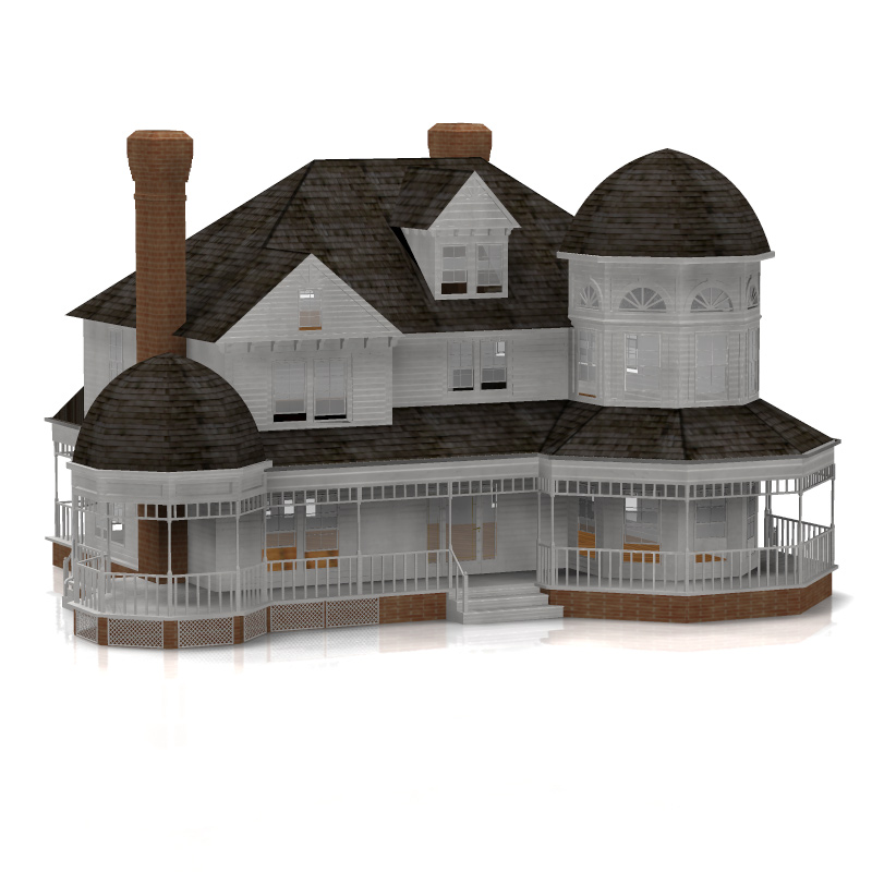 Victorian House (for Poser) by N/A