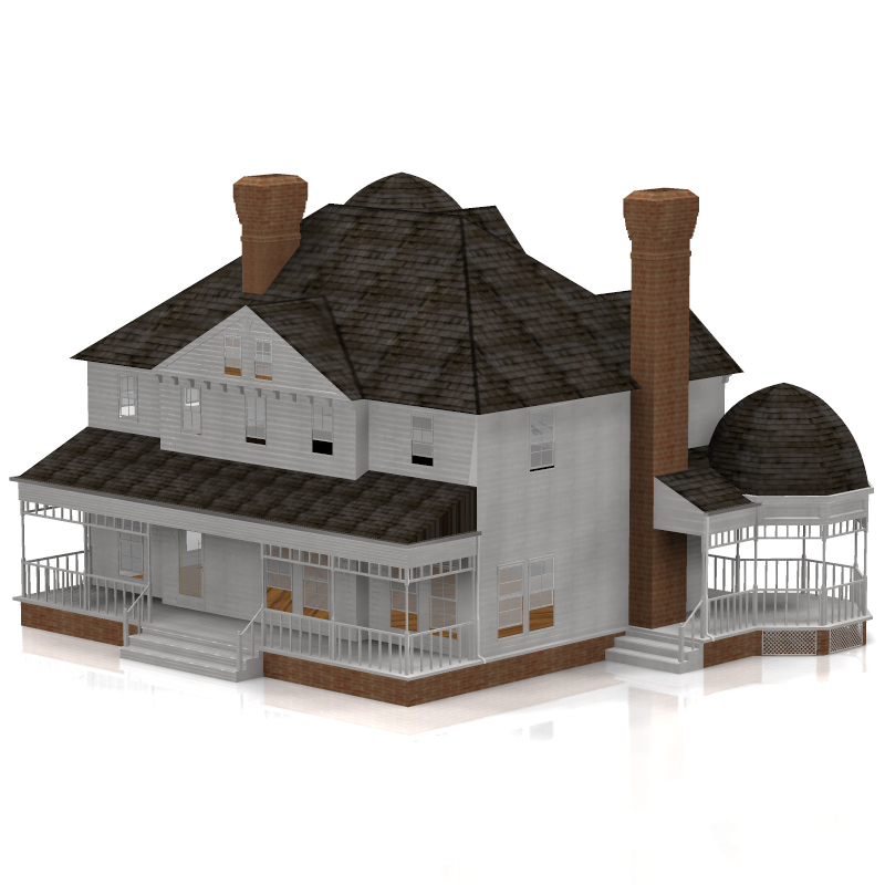 Victorian House (for Poser) by N/A