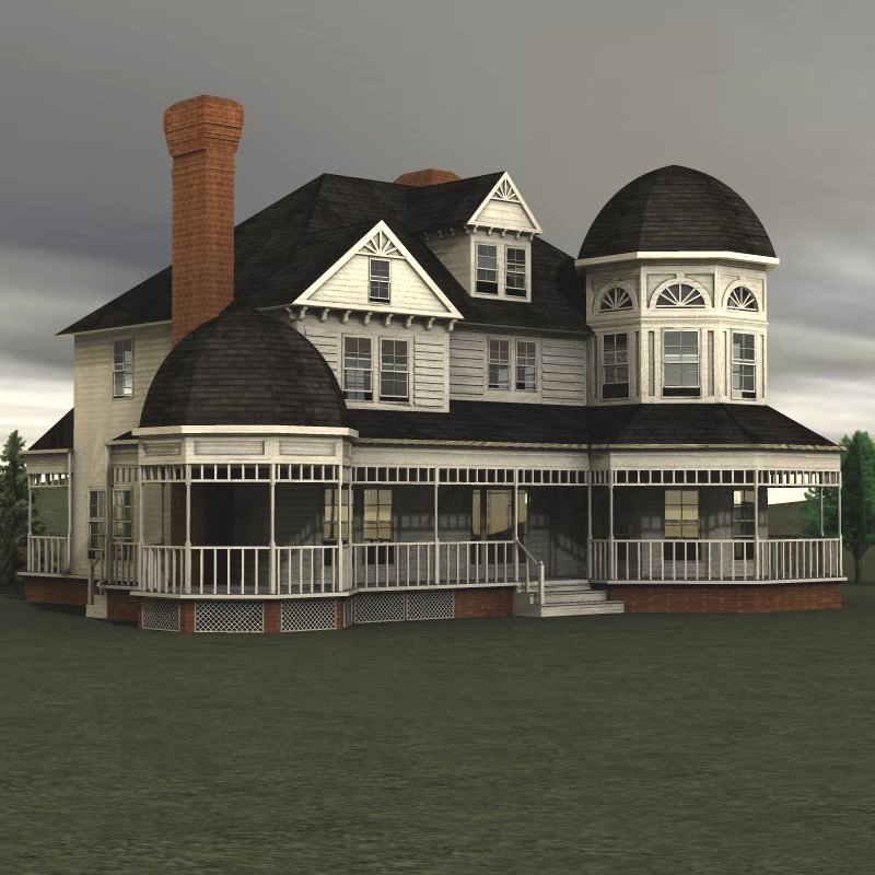 Victorian House (for Poser) by N/A