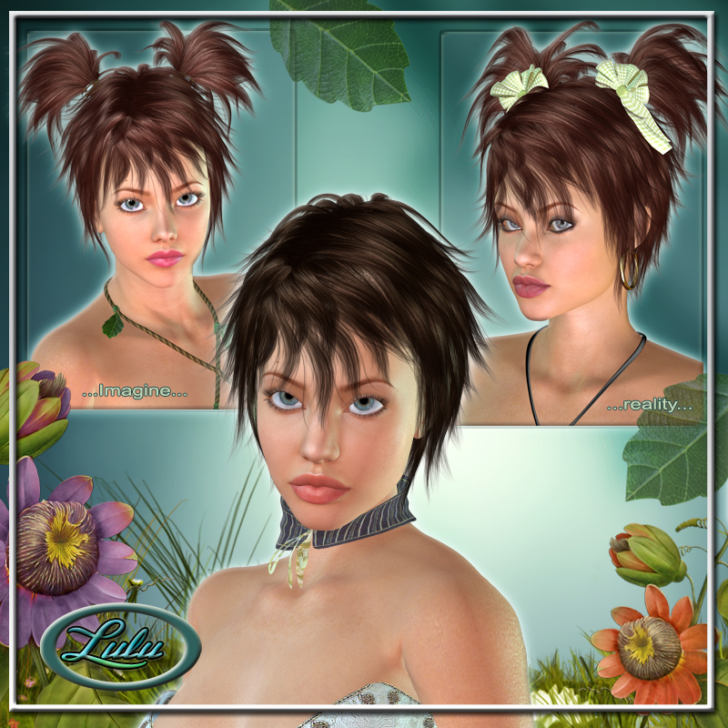 Lulu Hair for V4 by N/A
