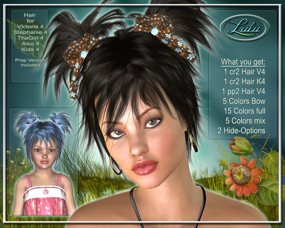 Lulu Hair for V4 by N/A