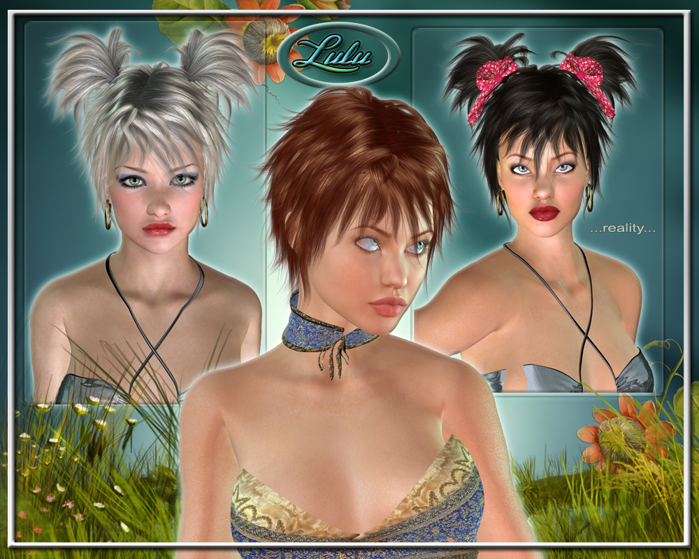 Lulu Hair for V4 by N/A
