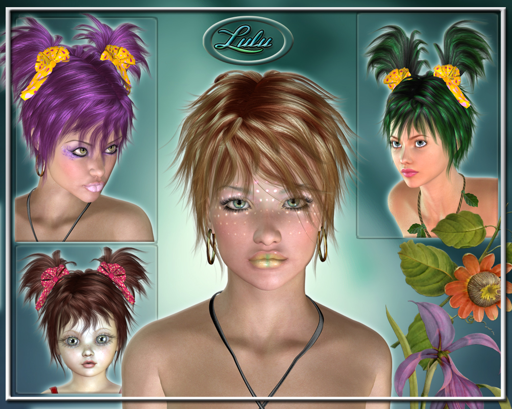 Lulu Hair for V4 by N/A