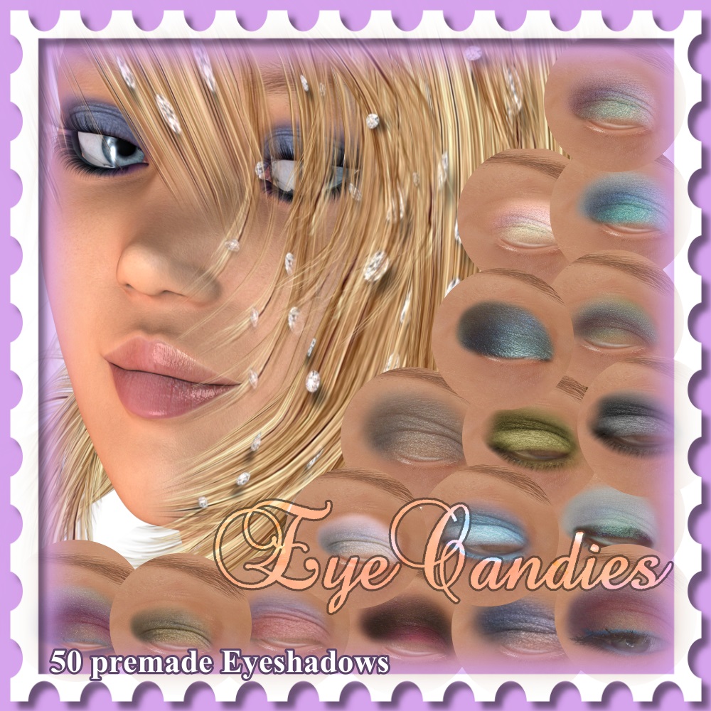 Lovely: EyeCandies- Merchent Ressource 50 Eyeshadows Premade by N/A