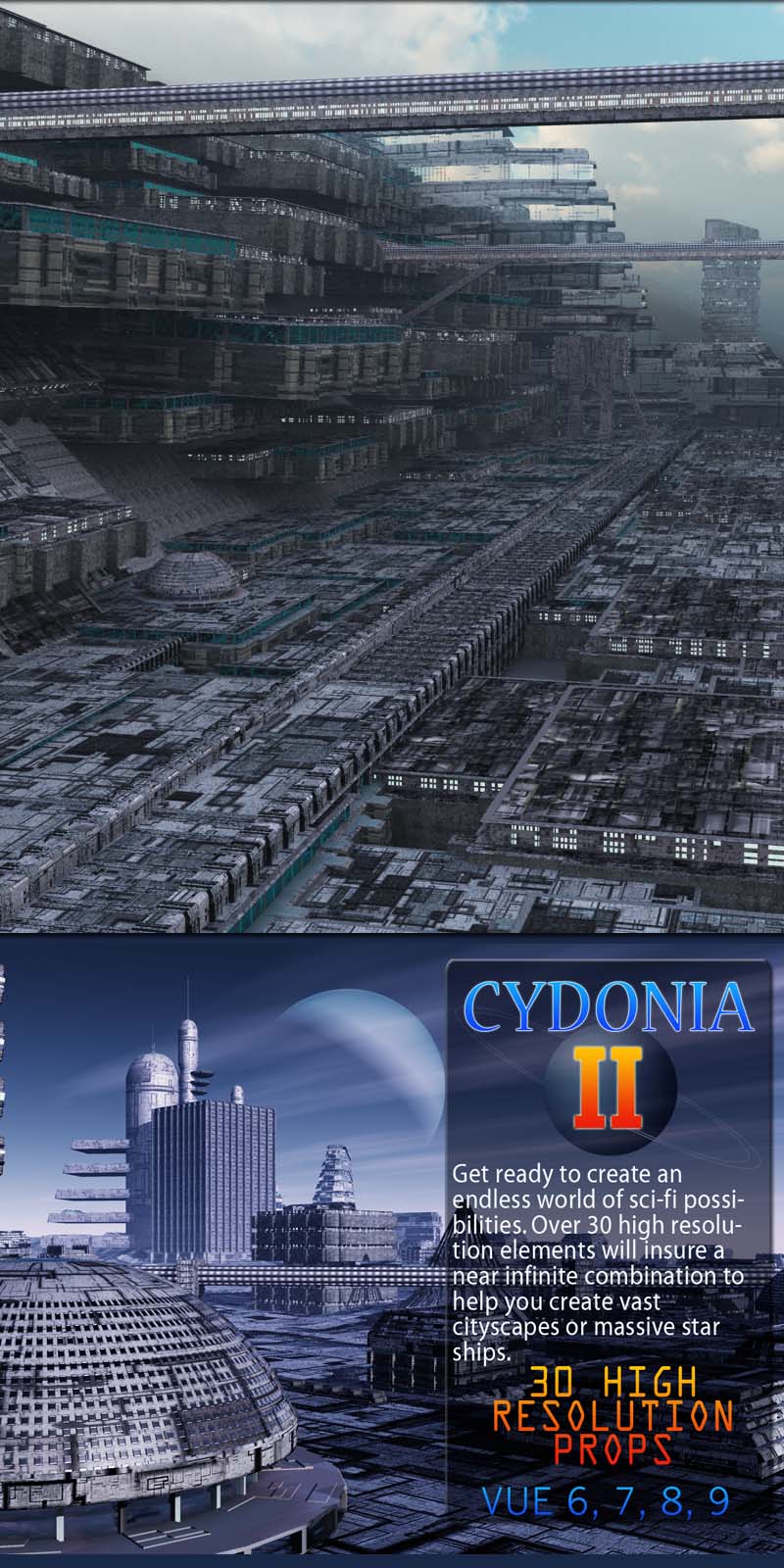 Cydonia 2 (Sci-fi Construction Set) by N/A