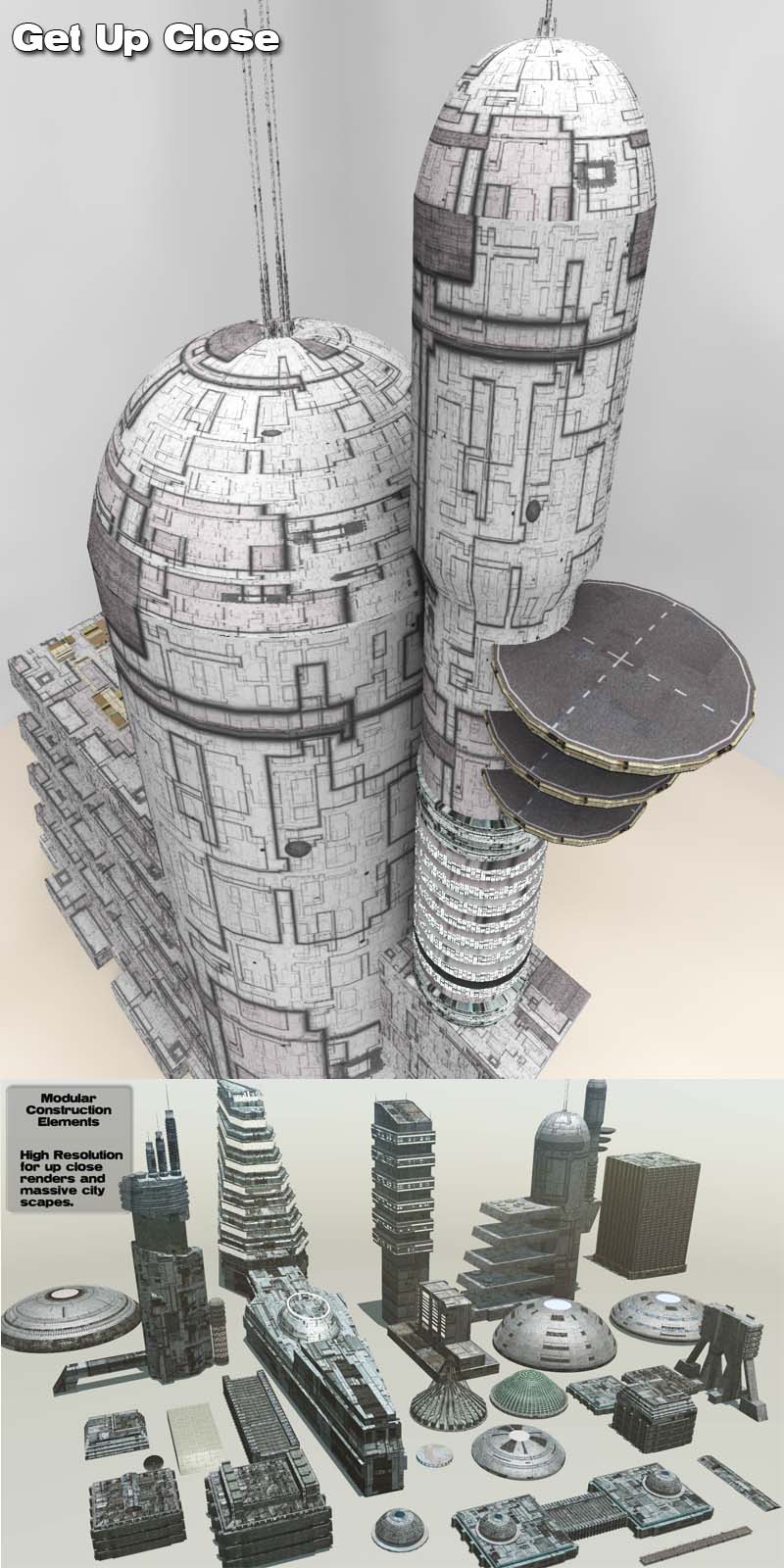 Cydonia 2 (Sci-fi Construction Set) by N/A