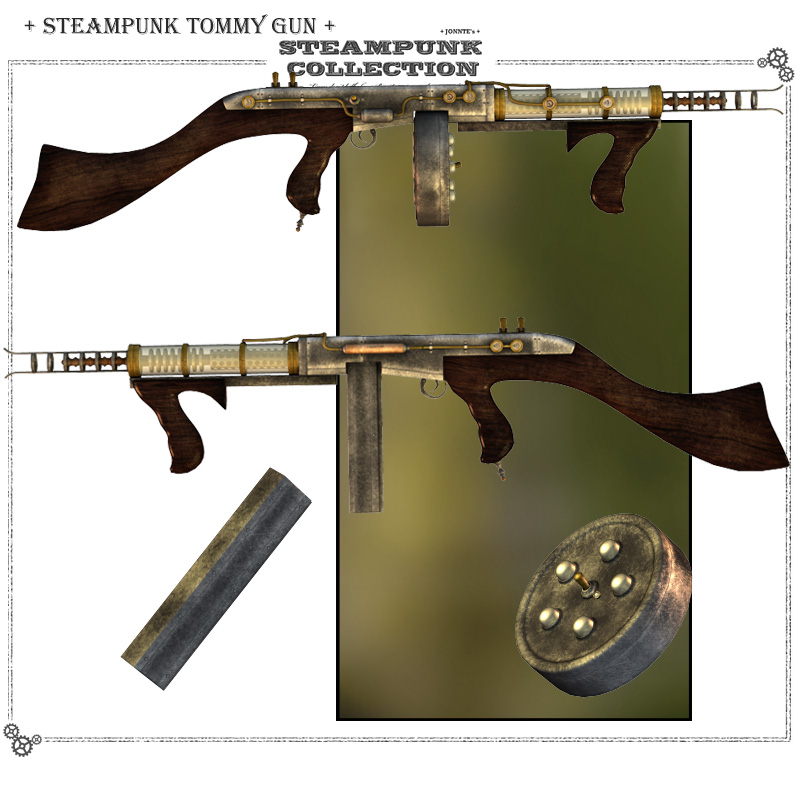SteamPunk - Tommy Gun by N/A
