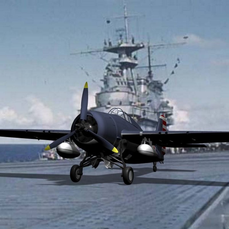 Grumman F4F 4 Wildcat (for Poser) by N/A